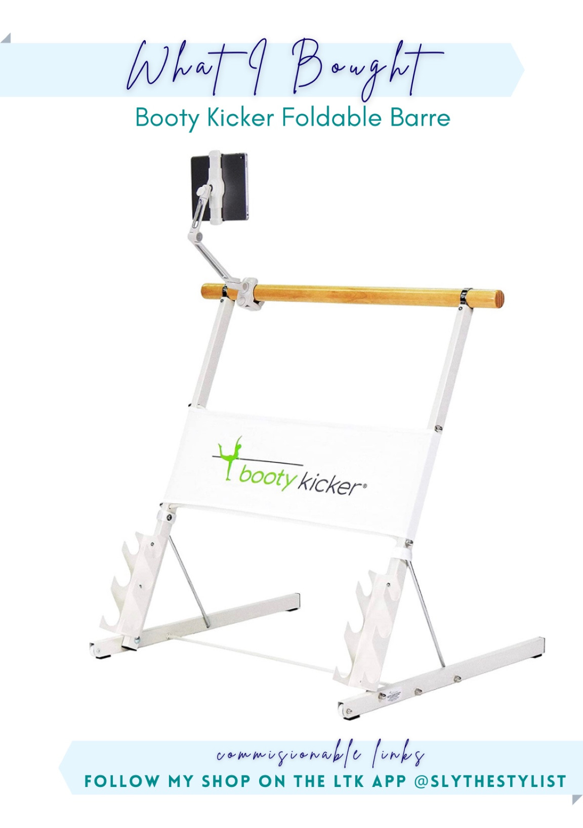 Booty Kicker at home foldable Barre for at home workouts

#LTKhome #LTKfitness
