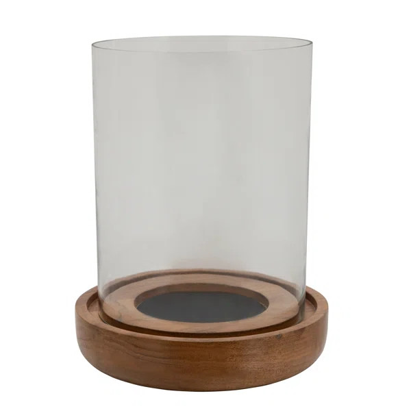 12'' Wood Tabletop Hurricane | Wayfair North America