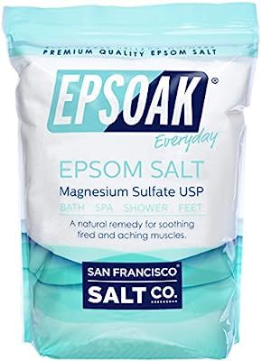 Epsoak Epsom Salt 19 lb. Bulk Bag Magnesium Sulfate USP (Packaging May Vary) | Amazon (US)