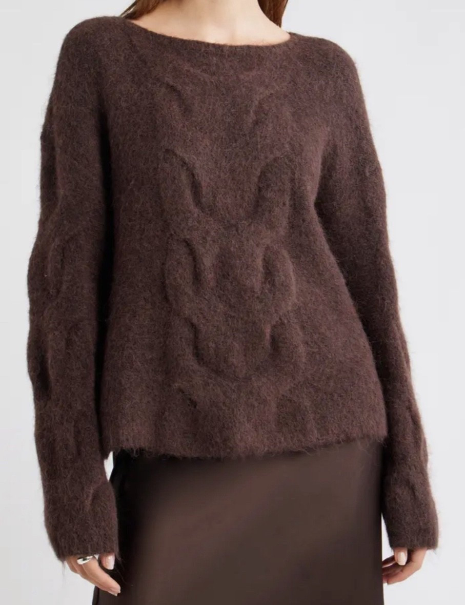  Chocolate brown sweater 
Winter outfit 

#LTKValentine