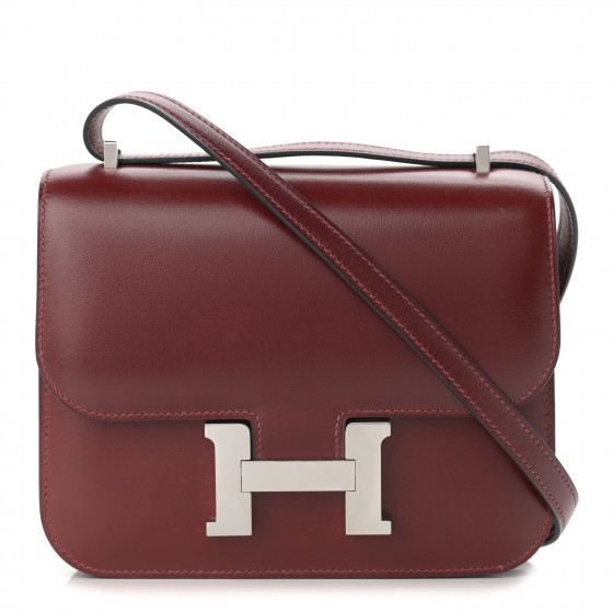 HERMES Box Constance 18 Rouge H | Fashionphile