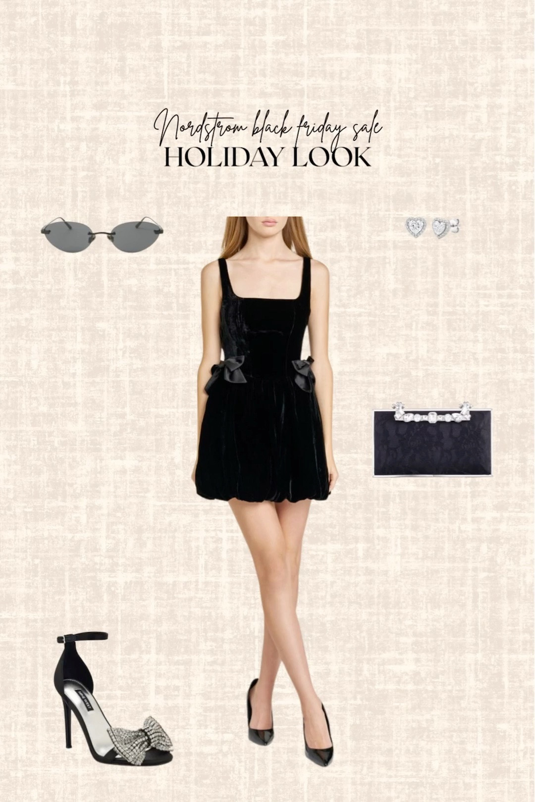 Nordstrom Black Friday Sale - Holiday look! 

Mini dress, clutch, sunglasses, heels

#LTKHoliday #LTKCyberWeek #LTKootd