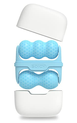 Ice Roller Double Ended, Ice Roller for Face & Eye Puffiness Relief, Ice Face Roller Massager for Migraine Pain, 2 in 1 Facial Ice Roller Skin Care Tool for Whole Body Minor Injury Cold Compress | Amazon (US)