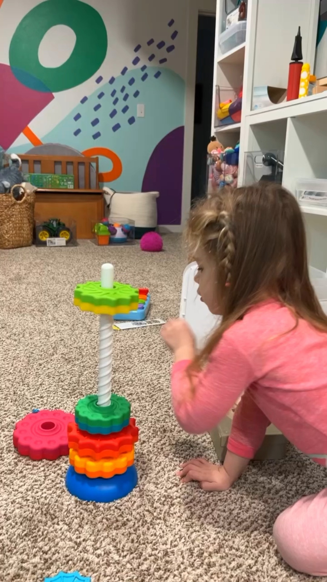 spiral stacking toy that keeps littles busy 🙌🏼

#LTKfindsunder50 #LTKkids #LTKfamily