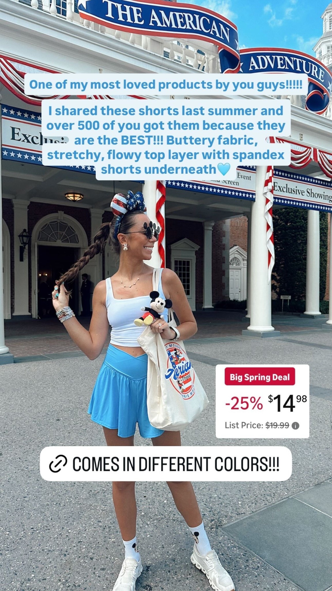 Over 500 people have got these shorts since I shared last summer🩵 AMAZON BIG SPRING SALE!!! Amazon finds, Amazon deals, Amazon prime day, summer fashion, summer outfits, athletic outfit, Disney outfit, comfy stretchy buttery fabric athletic shorts, flowy shorts, cute workout outfit  

#LTKootd #LTKSaleAlert #LTKSeasonal