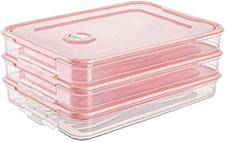 Deft and ProfessionalFresh-Keeping Box Fridge Food Holder Dumpling Storage Box Case Food Organize... | Amazon (CA)