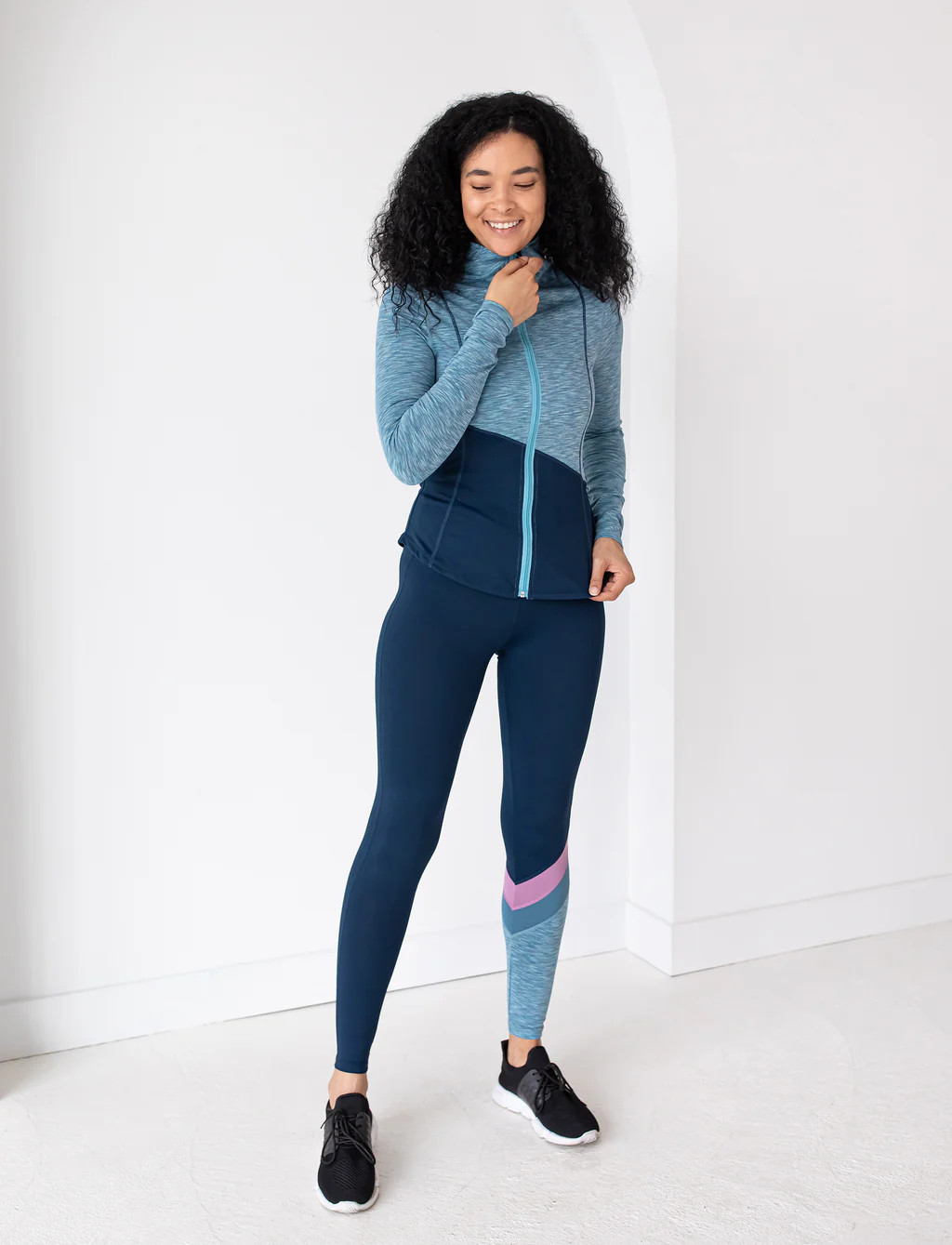 LADIES CUT N SEW CLASSIC YOGA JACKET | Jill Yoga