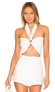 Just BEE Queen Carolina Top in Ecru from Revolve.com | Revolve Clothing (Global)