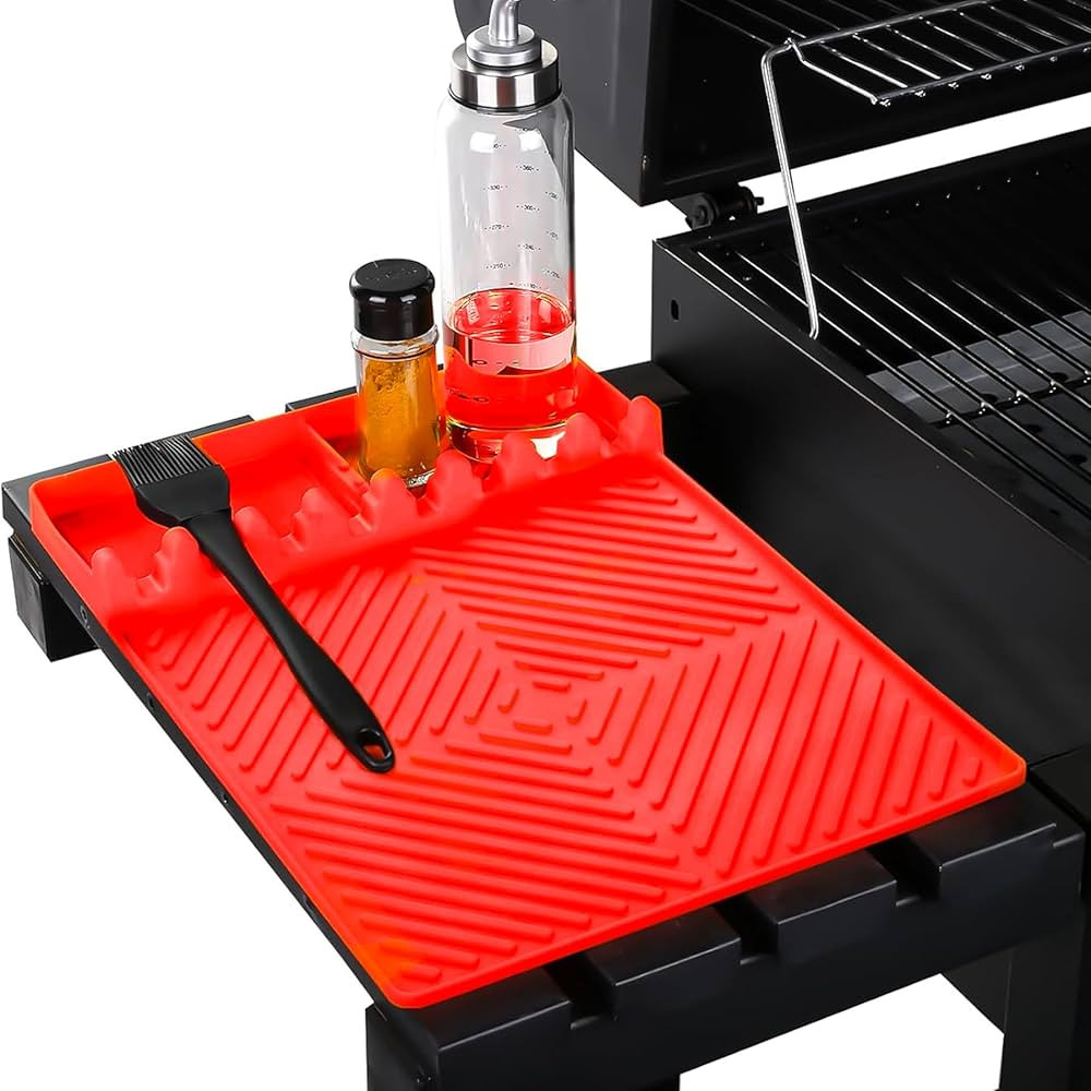 BBQ Tool Mat for Blackstone,blackstone griddle accessories,Durable Food Grade Silicone Mat grill ... | Amazon (US)