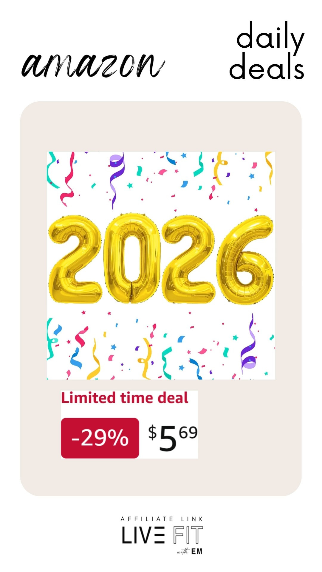 These New Years decorations 2026 2026 numbers gold balloon 40 inch bring cheerful sparkle and effortless charm to every celebration with festive flair. #NewYearsDecor #GoldBalloon #PartyEssentials #FestiveStyle #CelebrationGoals #EventDecor #HolidayCharm #PartyFavorites #TrendyDecor #LifestyleTreasures 🎉✨🥂
 

 #LTKHoliday #LTKSeasonal #LTKHome