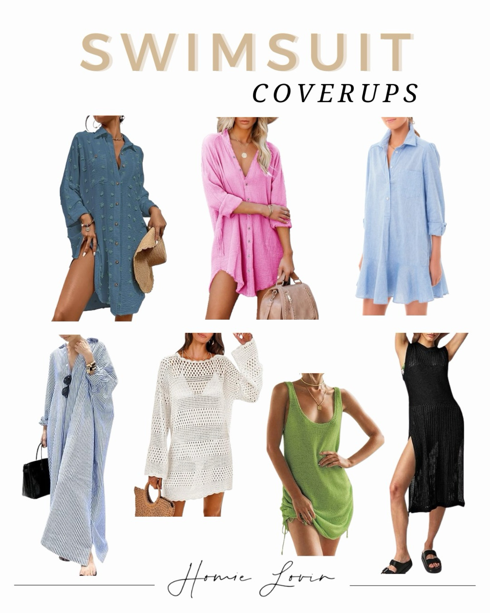 Swimsuit Coverups!

Fashion, womenswear, women’s clothing, button down shirt dress, crochet dress, knit pullover dress #Amazon #Tuckernuck

Follow my shop @homielovin on the @shop.LTK app to shop this post and get my exclusive app-only content!

#LTKSeasonal #LTKsalealert #LTKswim