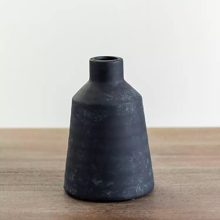 Matte Black Modern Vase, 6 in. | Kirkland's Home