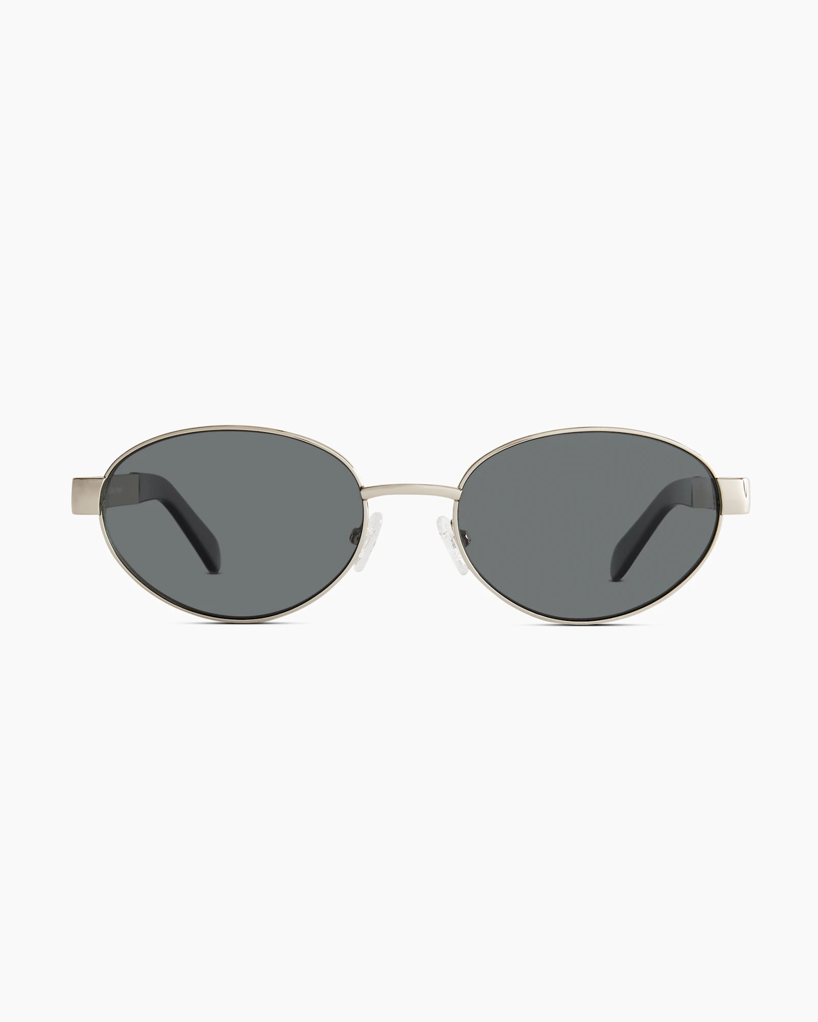 Monaco Polarized Stainless Steel Sunglasses in Silver with Grey lens | Quince