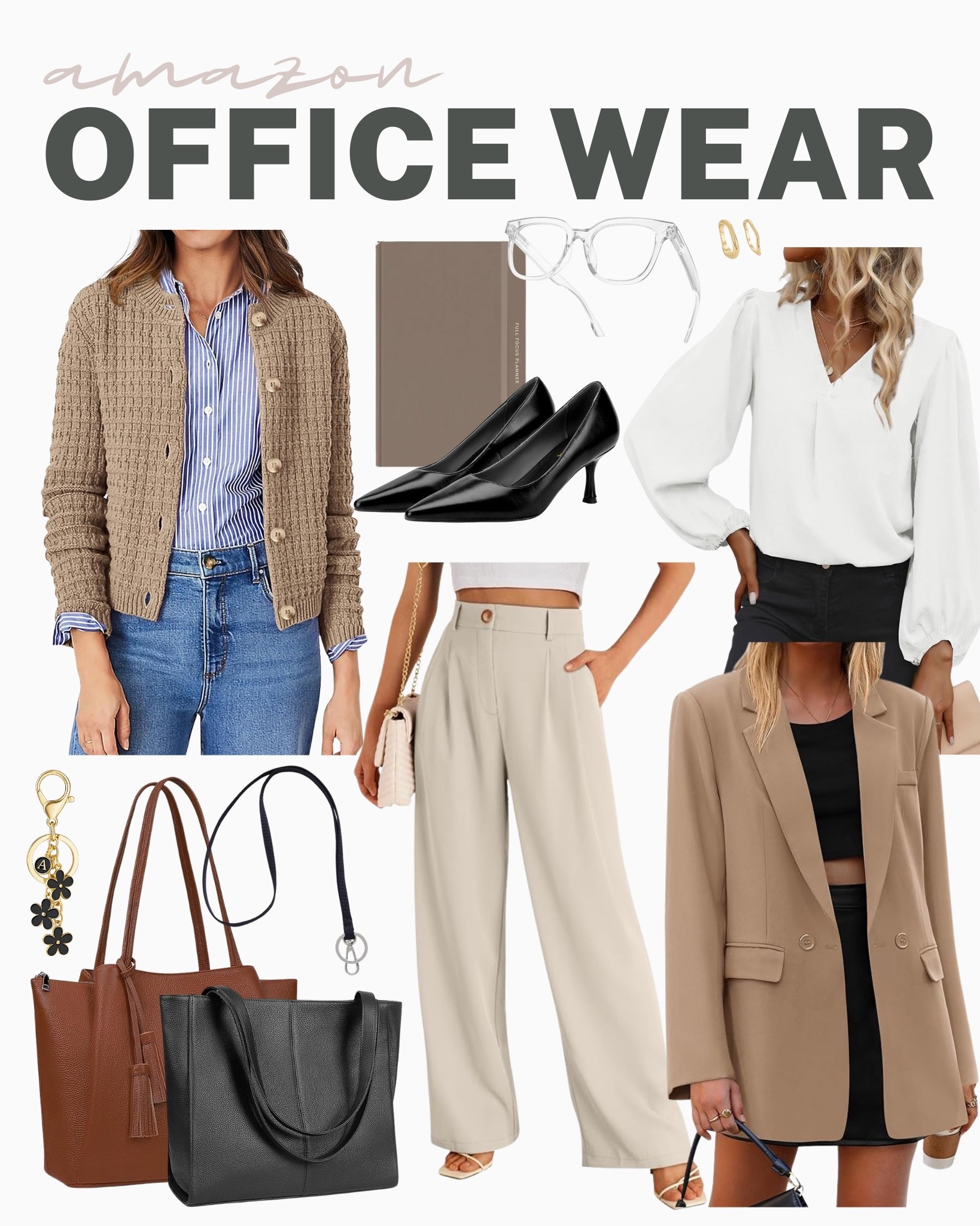 Find lots of cute new office wear pieces to shop and make getting dressed for work easy and fun!
fall blazers, long sleeve blouse, closed toe high heels, work tops, office style, stylish workwear, business casual, trendy office wear, professional looks, wardrobe update, fall style, amazon fashion, affordable look, fall outfit idea

#LTKStyleTip #LTKU #LTKSeasonal