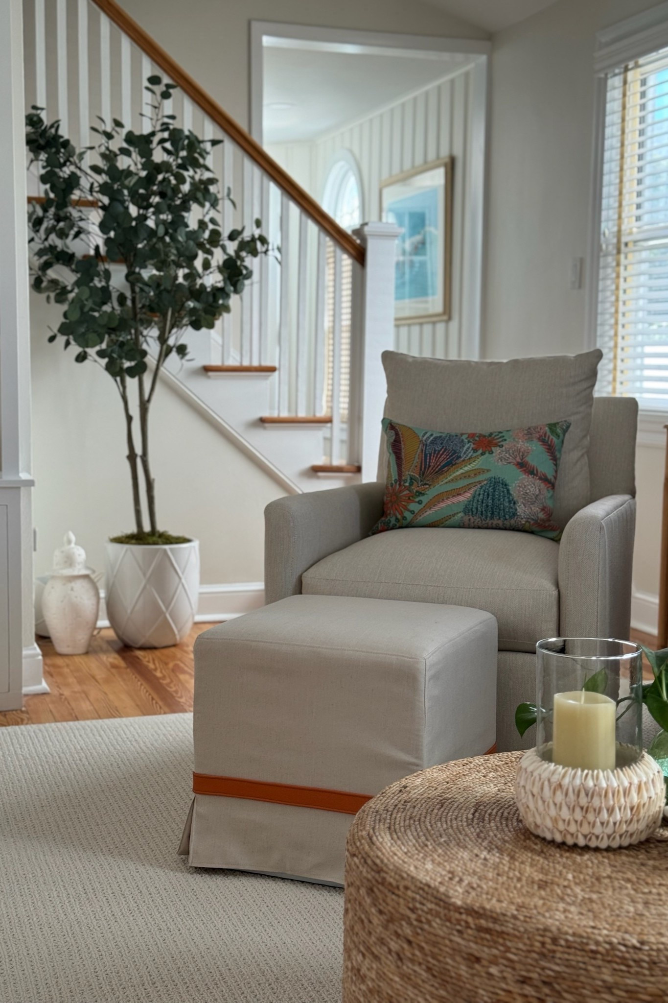 Add custom trim to any ottoman and it’s an instant update! 

#LTKHome #LTKFindsUnder100 #LTKStyleTip