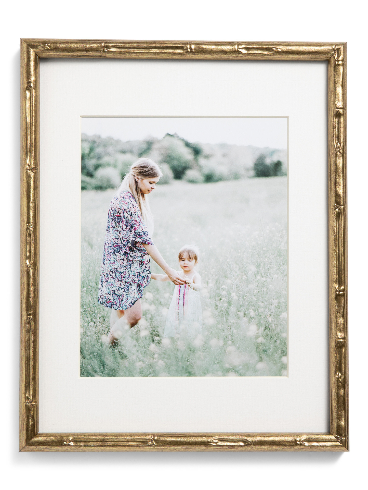 14x16 Matted To 8x10  Bamboo Style Edge Wall Portrait Frame | Mother's Day Gifts | Marshalls | Marshalls