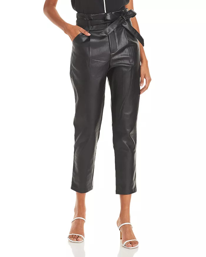 Lucy Paris Faux Leather Paperbag-Waist Pants - 100% Exclusive  Back to Results -  Women - Bloomin... | Bloomingdale's (US)