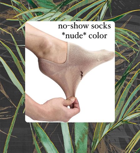 no-show nude color socks 

#LTKtravel #LTKfitness #LTKfindsunder50