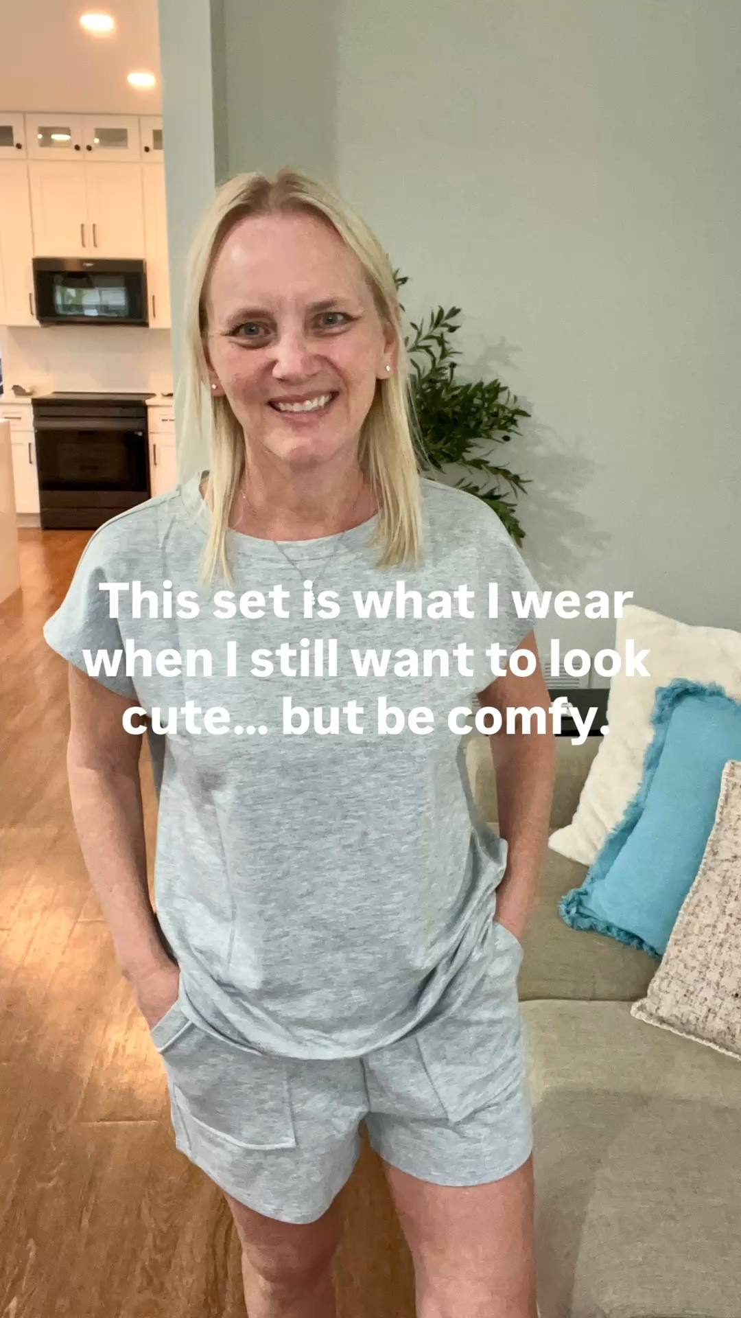 Soft, breathable, and made for real life 🤍

This short set is lightweight, stretchy, and perfect for staying cool while still looking put together.

Wear it as a set for an easy outfit or mix and match with your other favorites. The drawstring shorts give the perfect fit, and the fabric moves with you all day 🙌

From lounging at home to running errands or travel days… this one’s on repeat ✨

Comment SET and I’ll send you the link 💌

Or shop it now in my LTK / Amazon storefront before it sells out!

#amazonfashionfinds #comfyoutfit #loungewearset #casualstyle #everydayoutfit

#LTKPetite #LTKootd #LTKActive