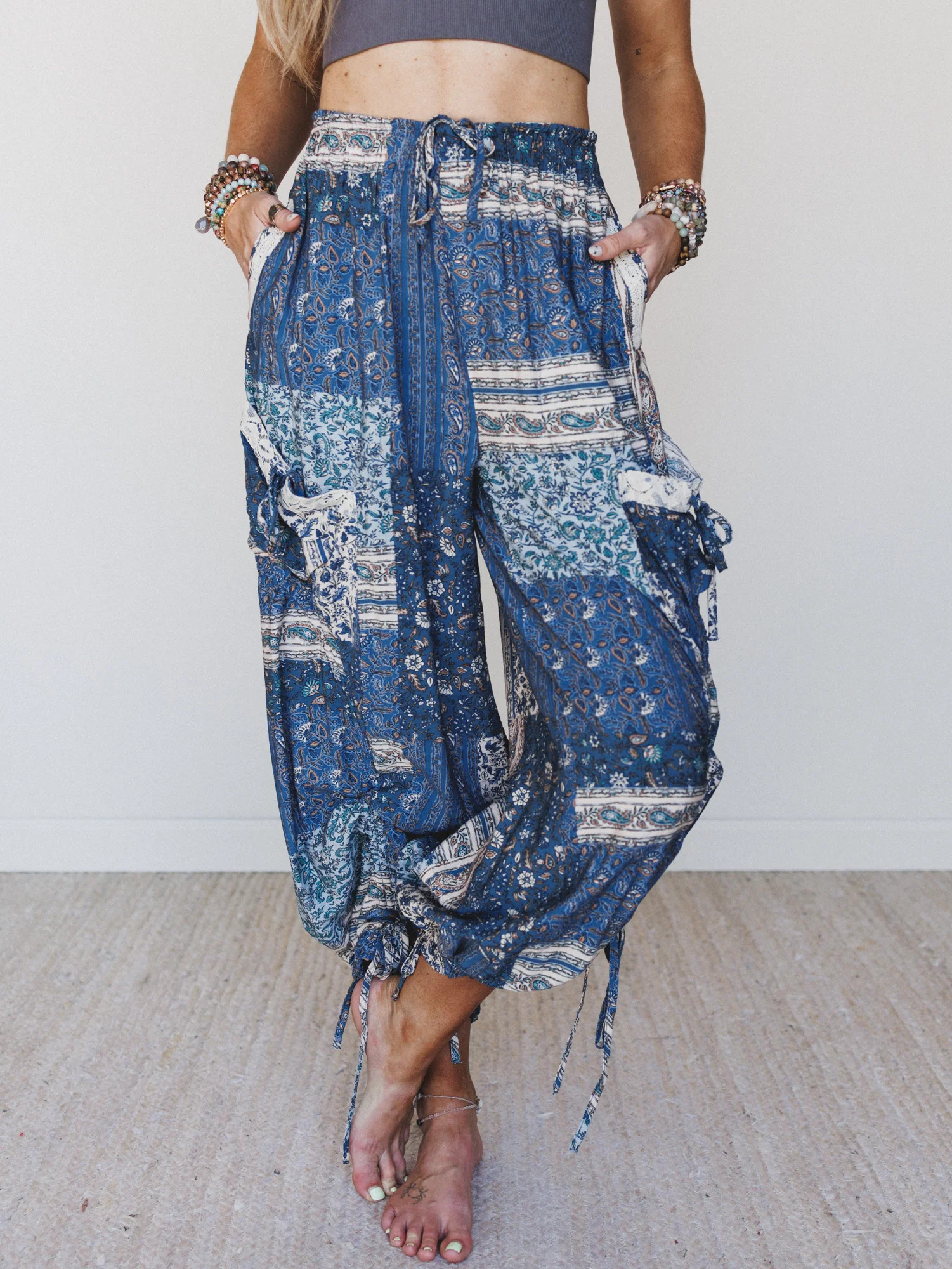 Bohemian Memories Pant - Blue | Three Bird Nest