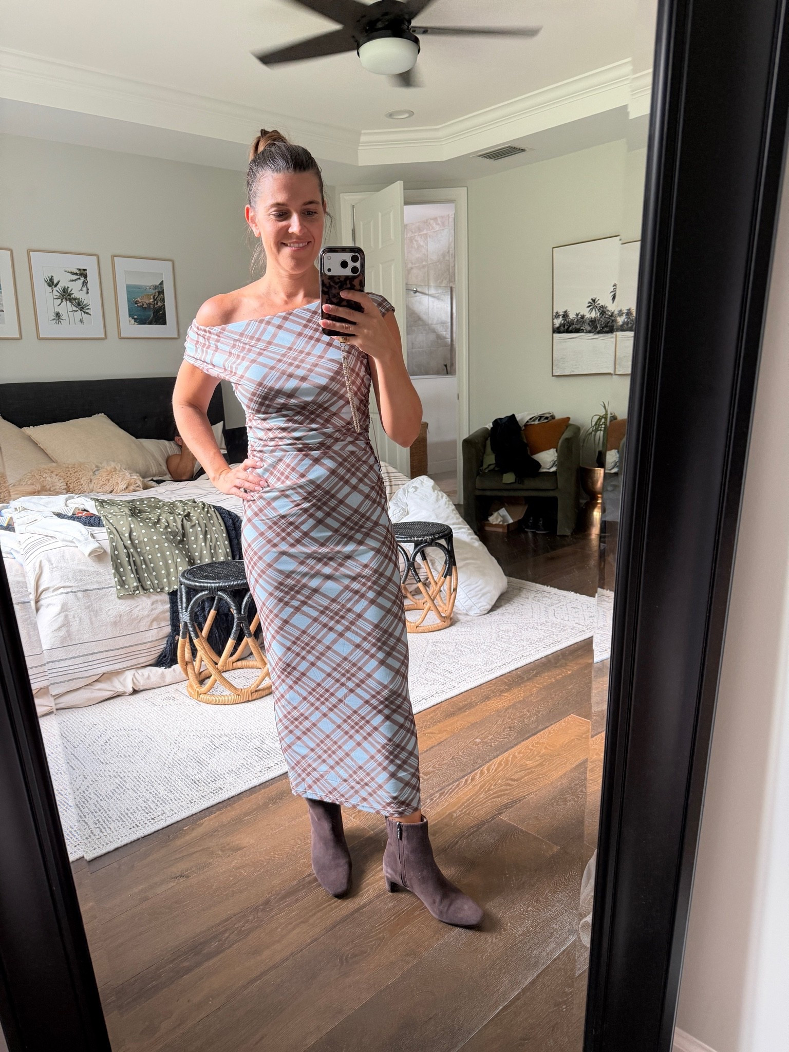 Fall dresses for family photos. This petal and pup dress is such an on trend dress under $100 for family photos. Fits TTS. Wearing XS.

#LTKPetite #LTKOver40