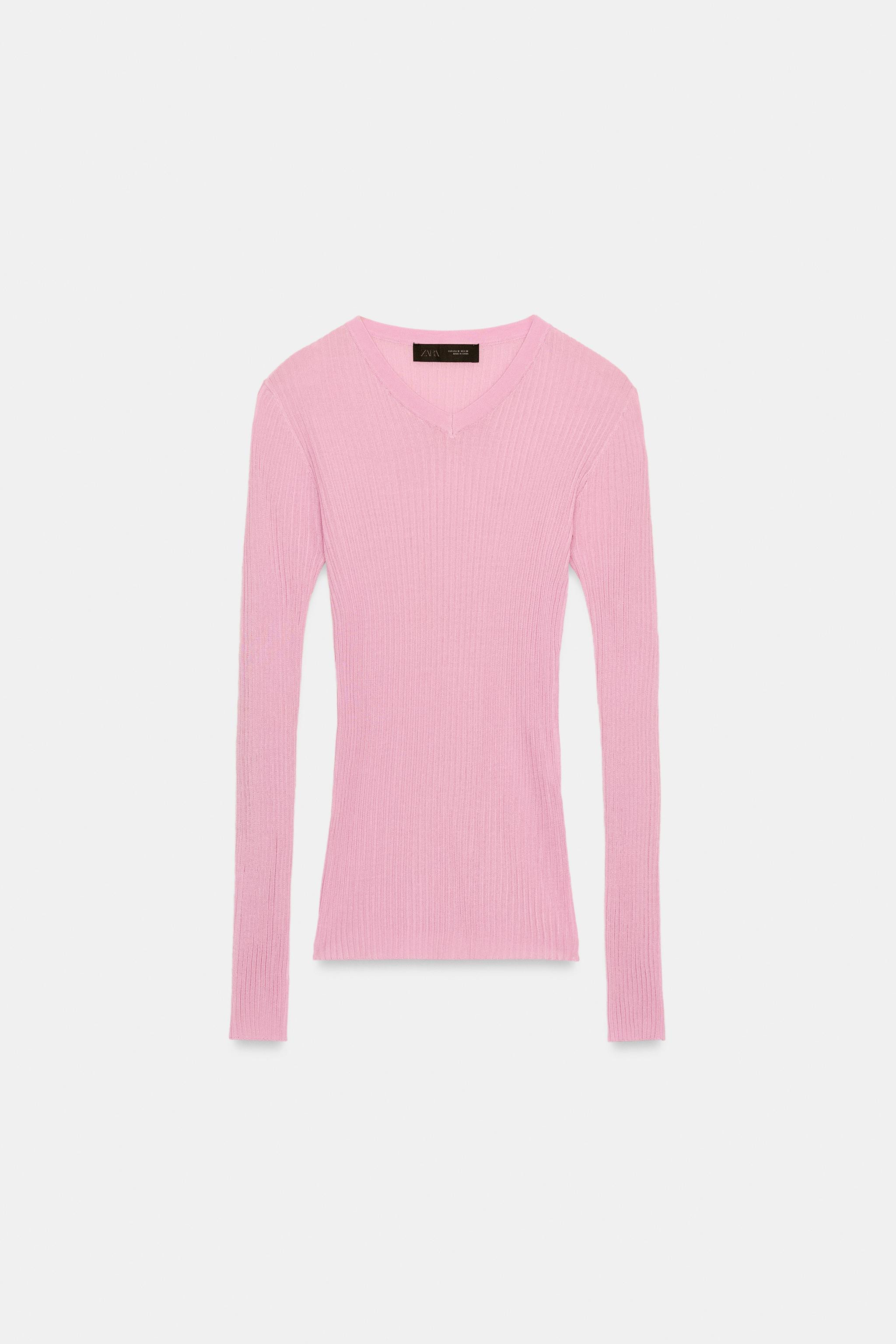 RIBBED KNIT JUMPER | Zara UK