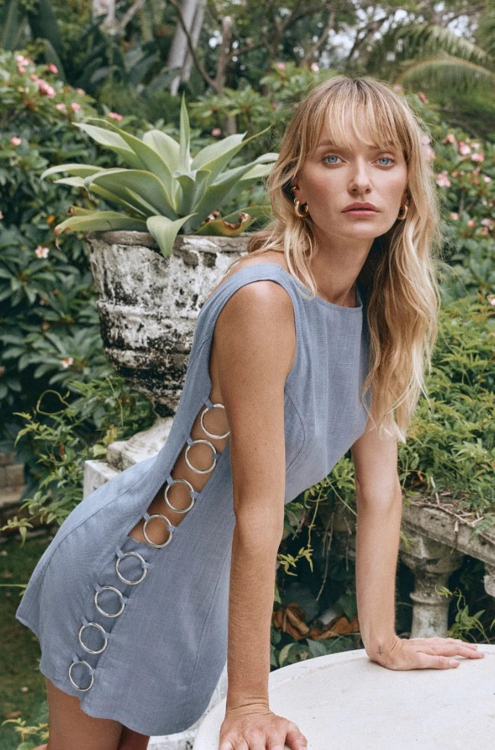 Discoteca Mini Dress Steel | VRG Grl