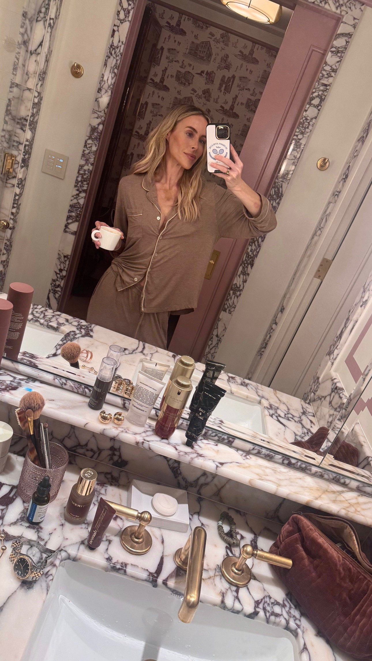 The softest pajamas🤎 

 #LTKHome #LTKStyleTip