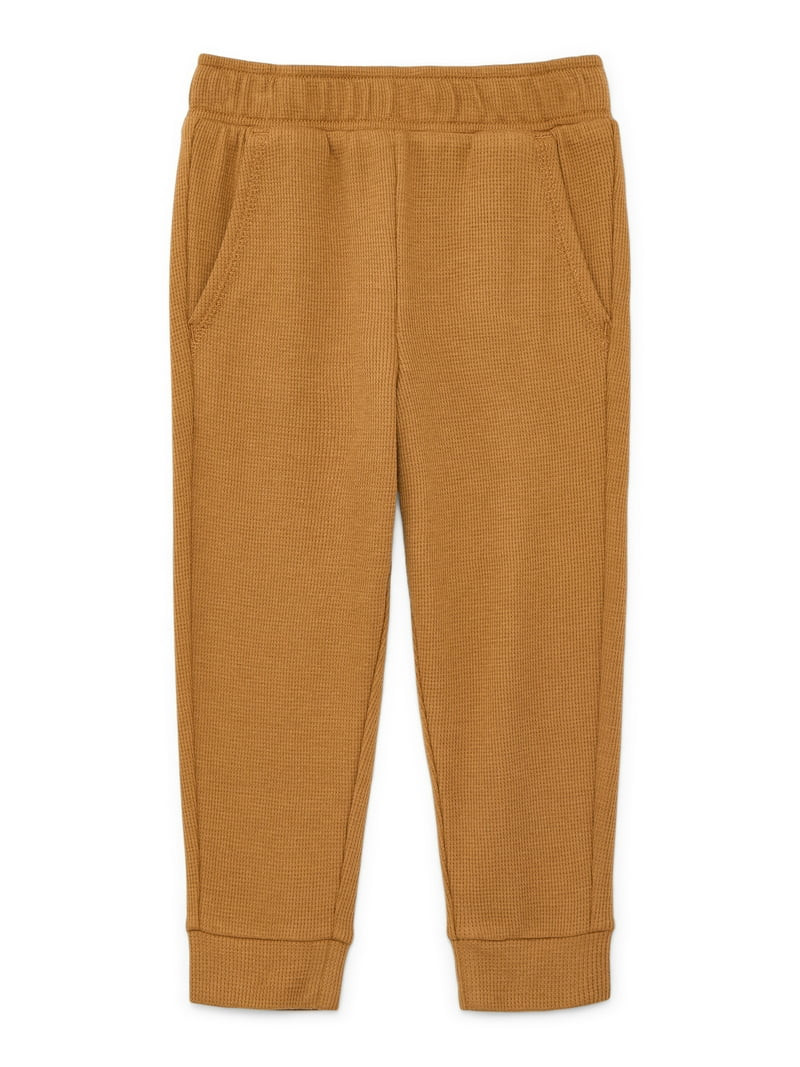 Garanimals Joggers Micro Térmicos Sólidos para Vacaciones para Niños Pequeños Tallas 18M-5T | Walmart (US)