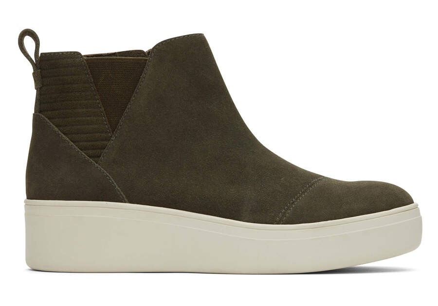 Taupe Grey Suede Women's Jamie Slip-Ons | TOMS | TOMS (US)