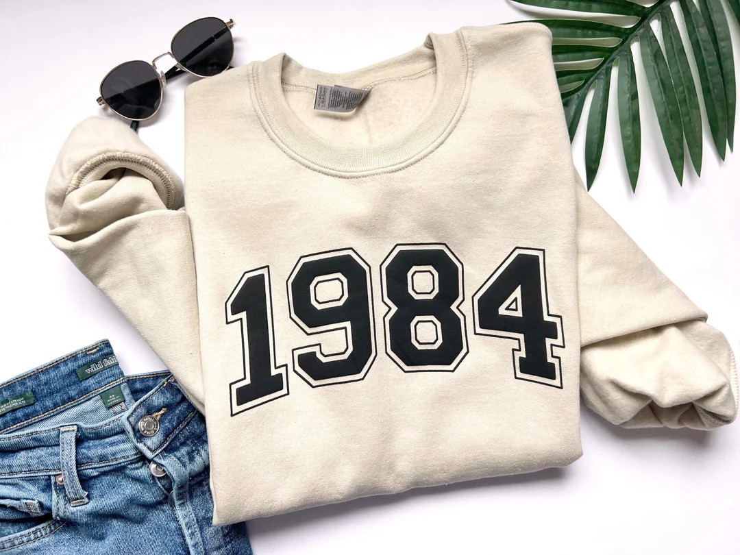 Custom Year Sweatshirt Birthday Sweatshirt Birth Year - Etsy Australia | Etsy (AU)