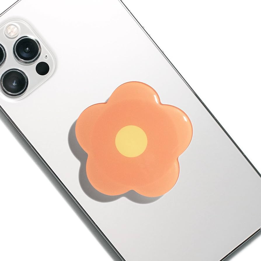OnTheGrip Cute Solid Color Daisy Flower Design Collapsible Mobile Phone Grip Stand Holder for Sma... | Amazon (US)