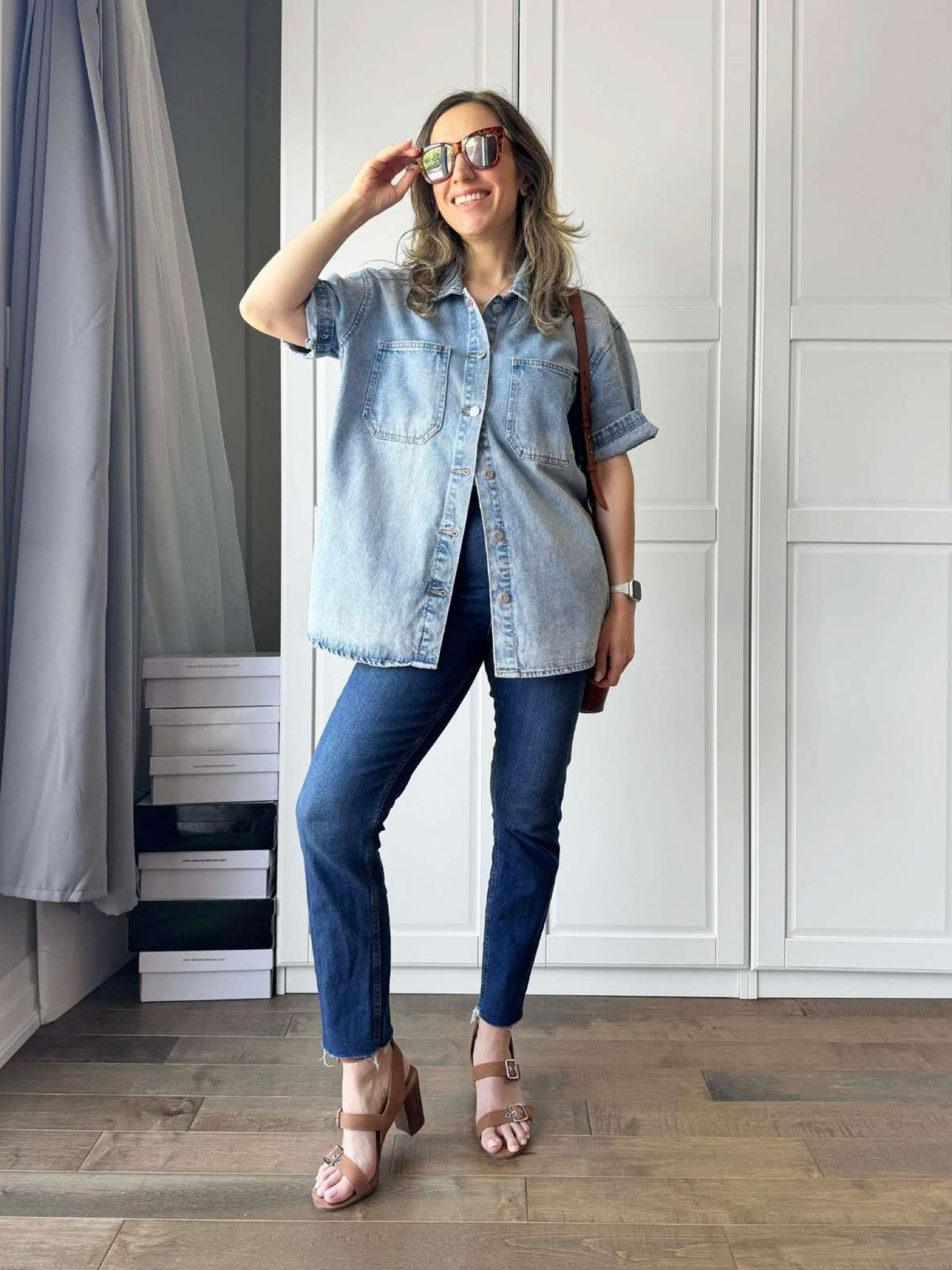 Denim on denim for spring or summer outfits 

#LTKOver40 #LTKFindsUnder50