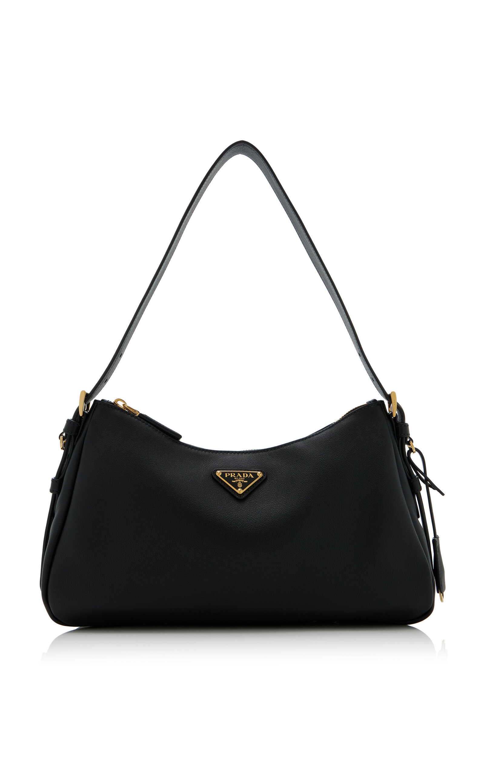 Prada Aimée Medium Leather Shoulder Bag - Moda Operandi | Moda Operandi (Global)