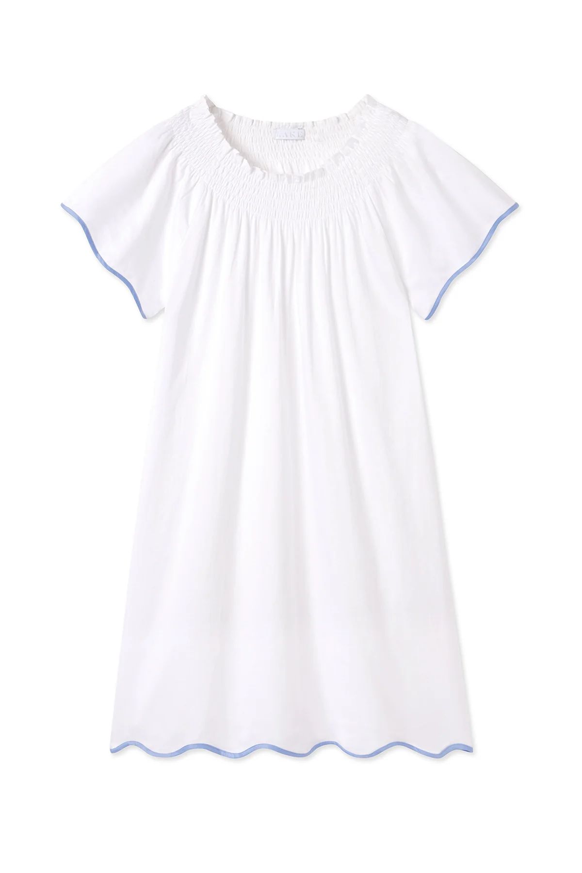 Patio Dress in White | Lake Pajamas