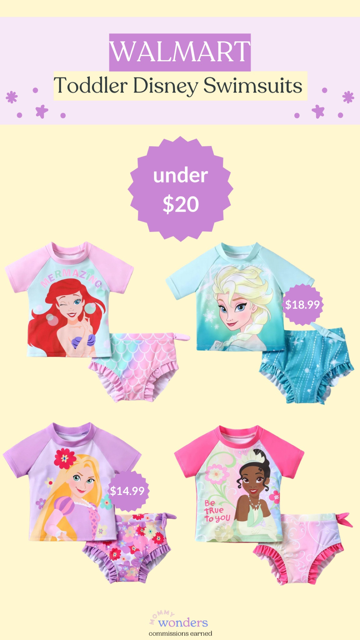 These toddler Disney princess swimsuits are under $20 at Walmart! 

#LTKSaleAlert #LTKSeasonal #LTKKids