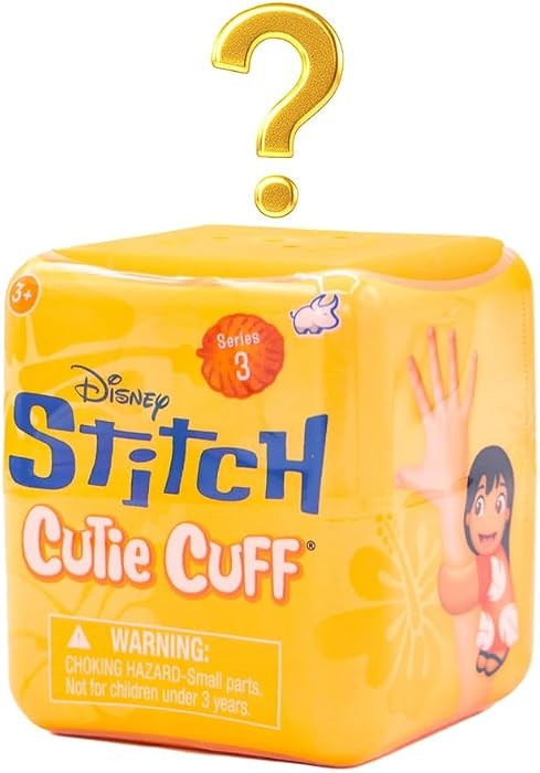 Disney Stitch Cutie Cuff - Mystery Plush Slap Bracelet - Series 3 | Amazon (US)