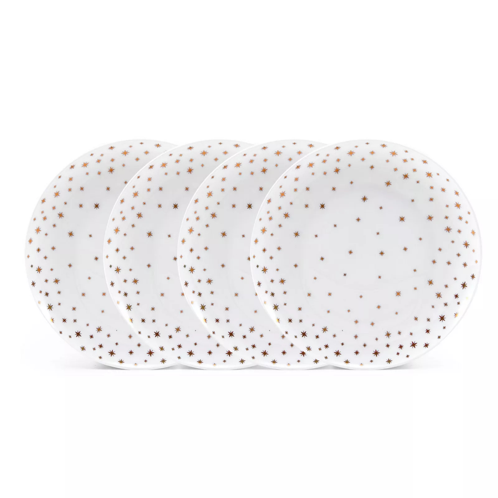 Mikasa Millie Gold Set of 4 10.5-Inch Dinner Plates, Multi None | Kohl's