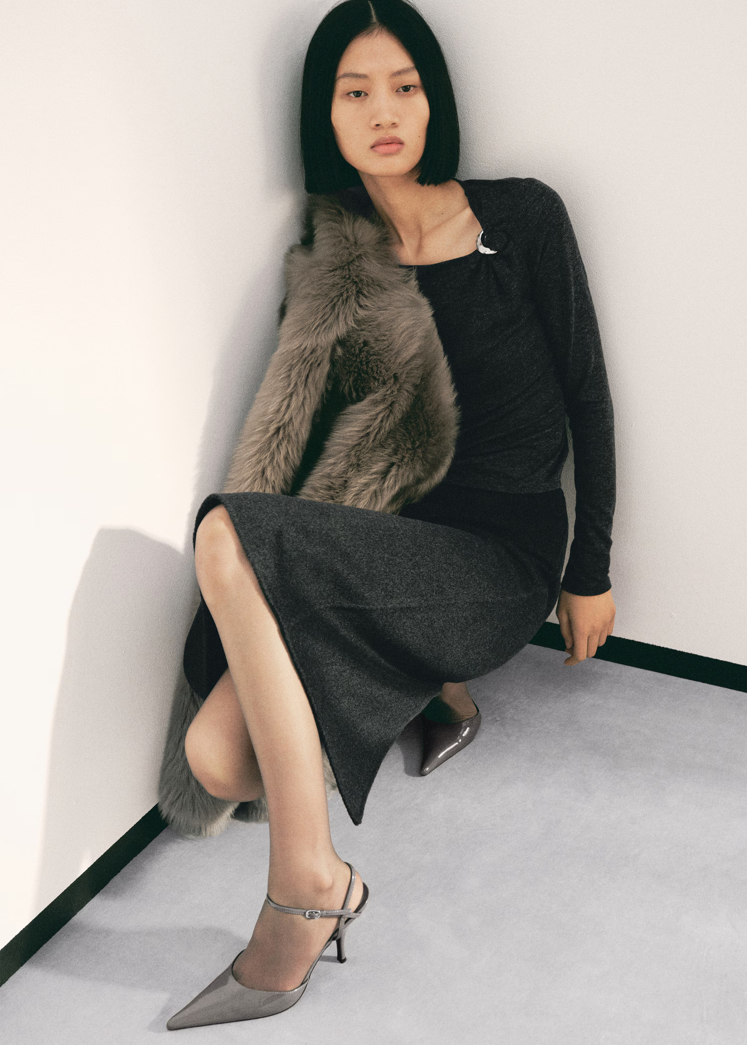 Patent leather heel shoes | MANGO (UK)