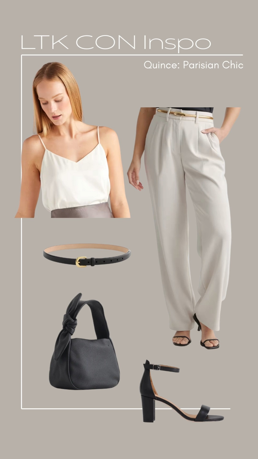 Parisian Chic at it's finest with the best mix and match pieces that can be worn with anything, over and over! Medium tank and size 8 trousers in length 30. 

 #LTKFindsUnder50 #LTKStyleTip #LTKWorkwear