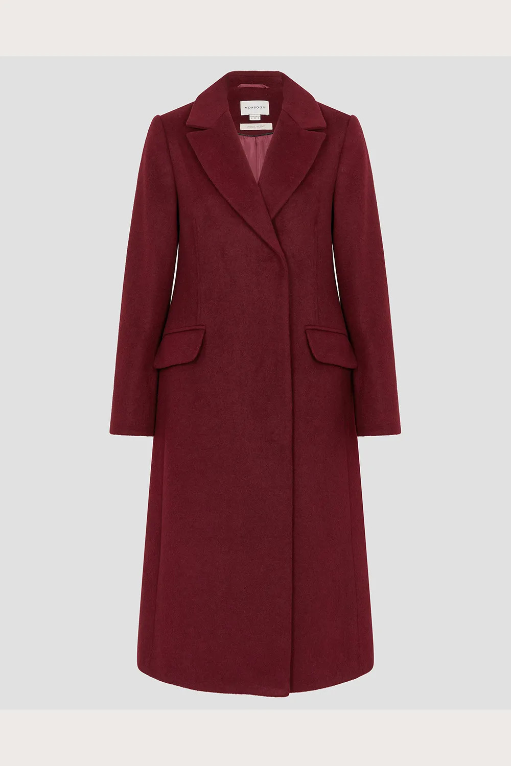 Jackets & Coats | Arabella A-Line Coat Red | Monsoon | Debenhams UK