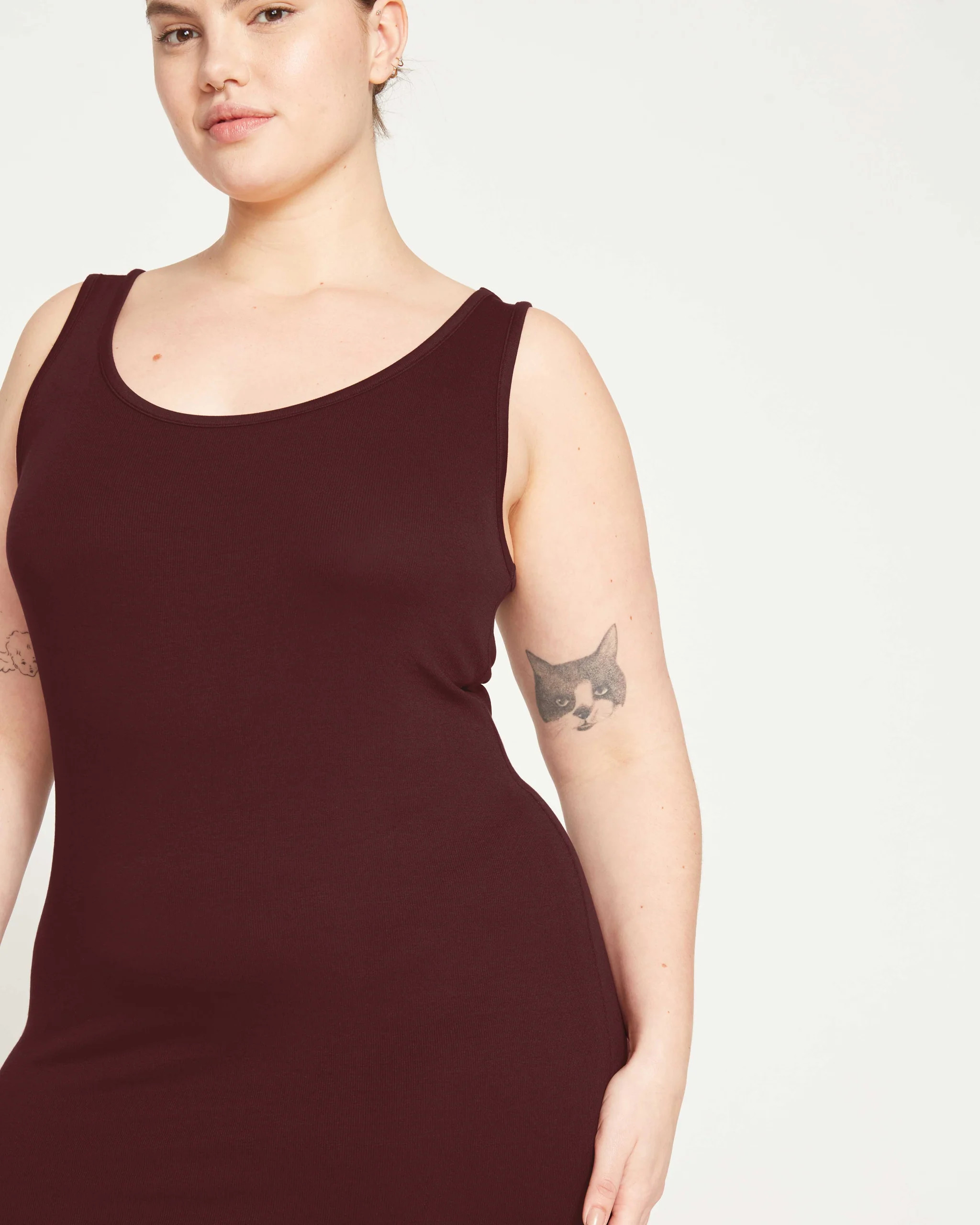 Foundation Tank Dress
   Black Cherry | Universal Standard