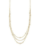 Rina Gold Multi Strand Necklace in Lustre Glass | Kendra Scott