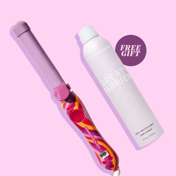 Retro Waves S1.25 + FREE Gift of Great Barrier Heat Protectant Hairspray | Beachwaver Co