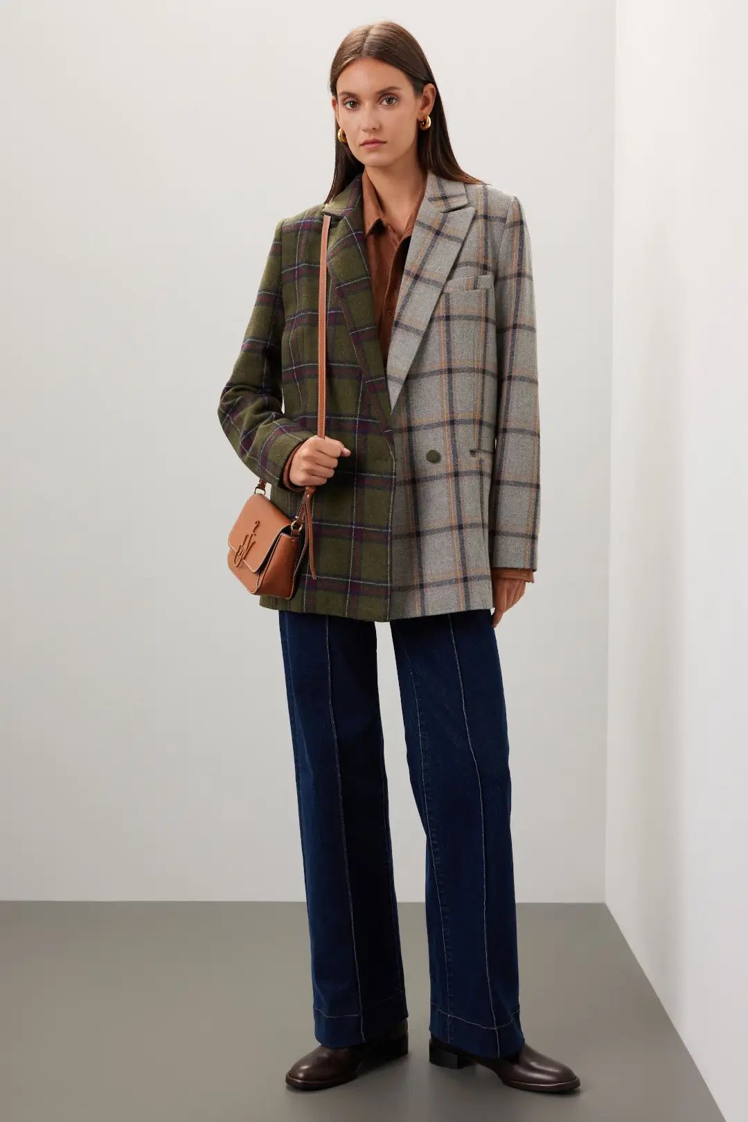 Mixed Plaid Blazer | Rent the Runway