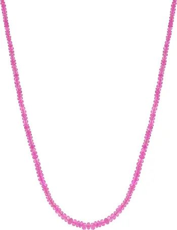 Bony Levy El Mar Pink Sapphire Beaded Necklace | Nordstrom | Nordstrom