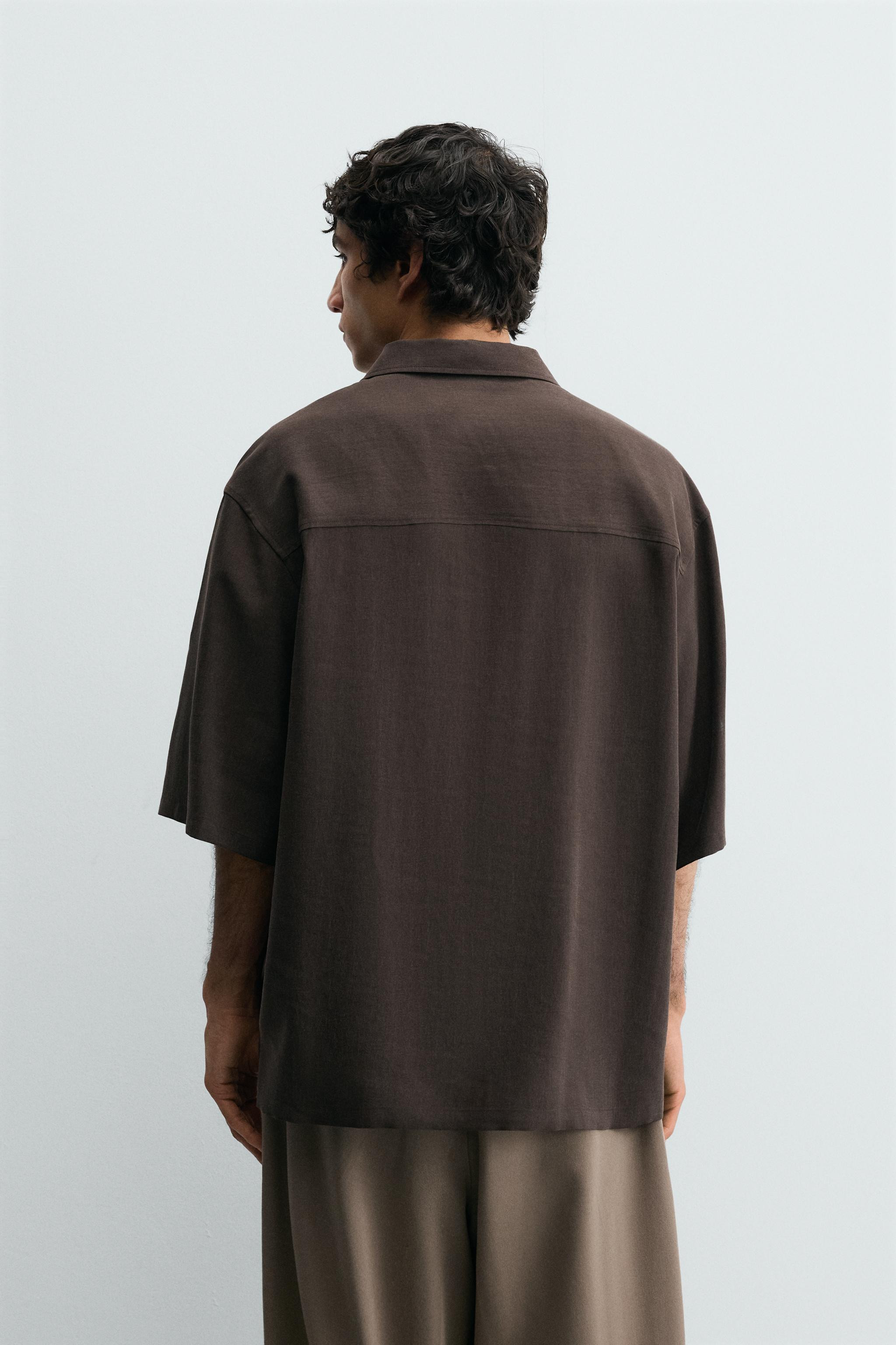 RELAXED FIT FLOWY SHIRT | Zara US