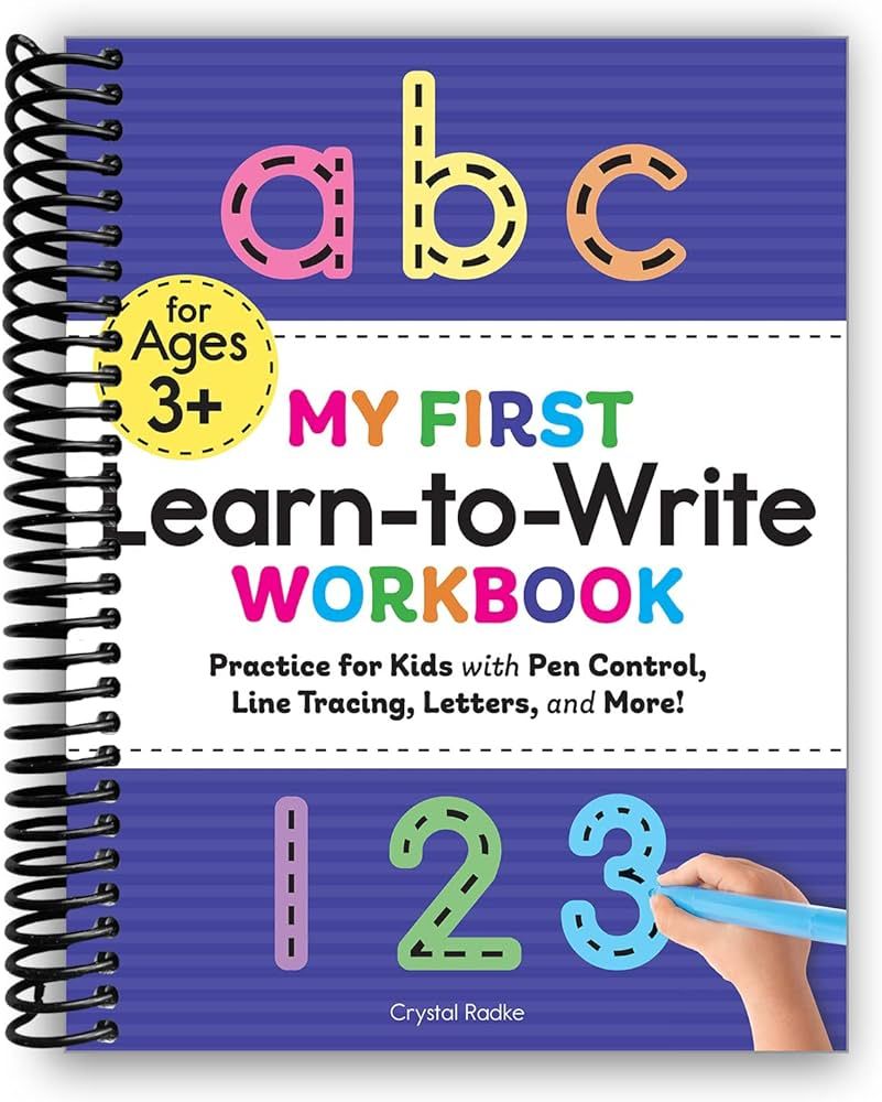 My First Learn to Write Workbook: Practice for Kids with Pen Control, Line Tracing, Letters, and ... | Amazon (US)