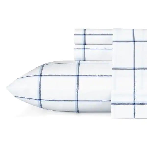 Nautica Cotton Percale Deep Pocket Bed Sheet Sets - On Sale - Overstock - 10247042 | Bed Bath & Beyond