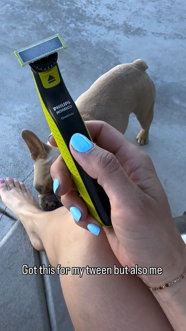 My tween wanted to start shaving and the thought of her using a razor scared me so I grabbed this electric razor and it’s been such an easy first step. I love that it’s quick, gentle, and doesn’t leave that uncomfortable after-shave burn, especially before getting in the pool or ocean. Perfect for a simple tween-friendly routine.

Also great to have for all the summer days coming up! You can use this on your pits, bits and everywhere else. 

#tweenmom #momhack #summeressentials #firstshave #summerfinds

#LTKmomlife #LTKgrwm #LTKdayinmylife